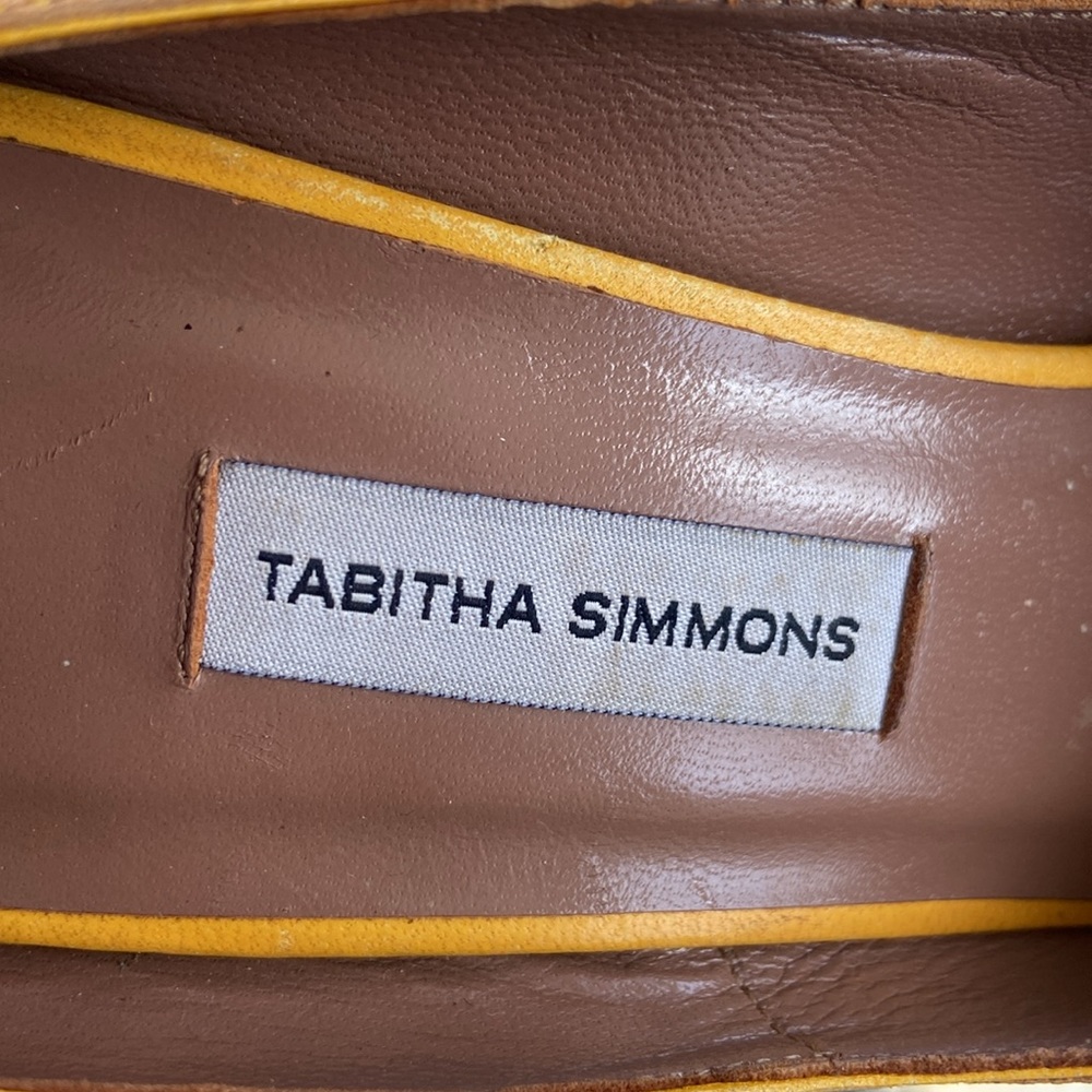 Tabitha Simmons Dixie Two-Tone Platform High Heel… - image 7